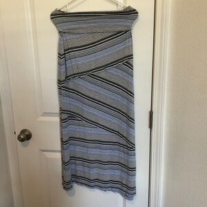Max Studio Maxi Striped Skirt Sz S